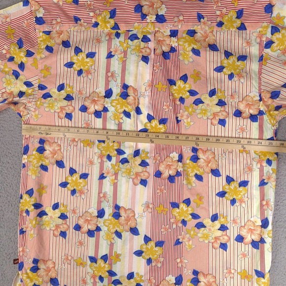 Conic Hawaiian Shirt Mens XXL Colorful Floral Button Down Camp Short Sleeve - Picture 9 of 14